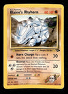Blaine's Rhyhorn Gym Challenge VG 65/132 Pokemon Card