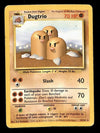 Dugtrio Base Set 1999 Unlimited Print VG, 19/102 Pokemon Card.