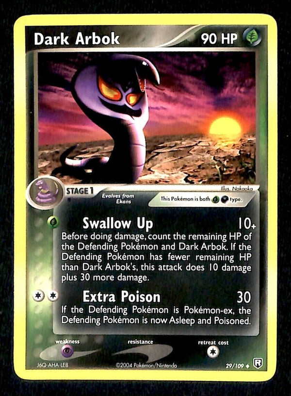 Dark Arbok Team Rocket Returns NM, 29/109 Pokemon Card