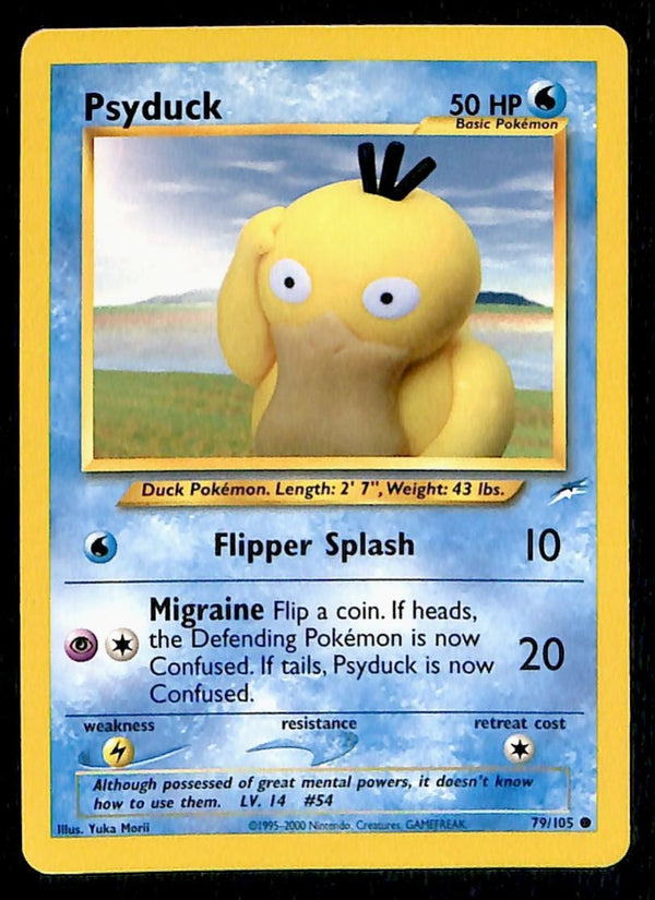 Psysuck Neo Destiny Unlimited 79/105, MP Pokemon Card
