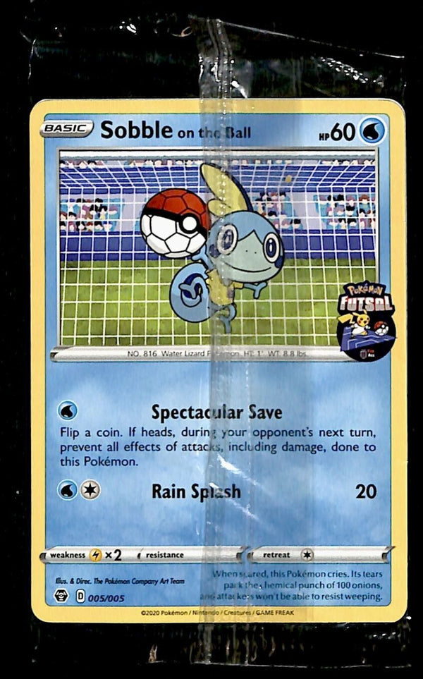 SEALED Sobble On The Ball Promo 005/005, NM Pokemon Card