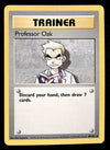 Professor Oak Base Set 1999-2000 4th Print LP, 88/102 Pokemon Card.