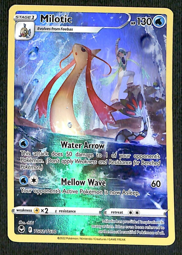 Milotic Trainer Gallery Silver Tempest TG02/TG30, NM Pokemon Card