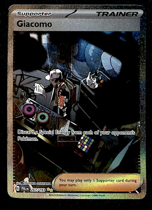 Giacomo Special Illistration Rare Paldea Evolved 267/193, NM Pokemon Card