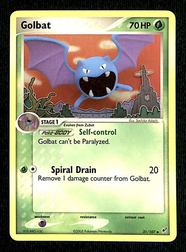 Golbat EX Deoxy NM, 31/107 Pokemon Card