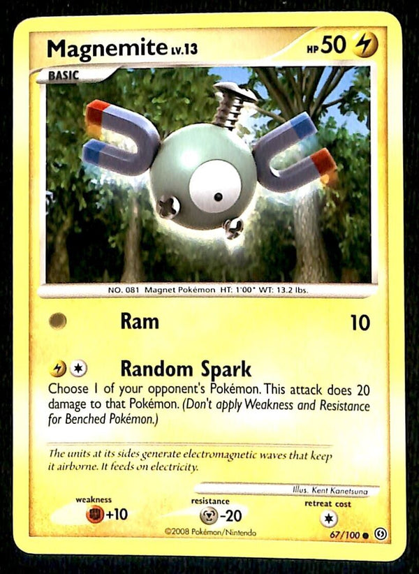 Magnemite Stormfront NM, 67/100 Pokemon Card