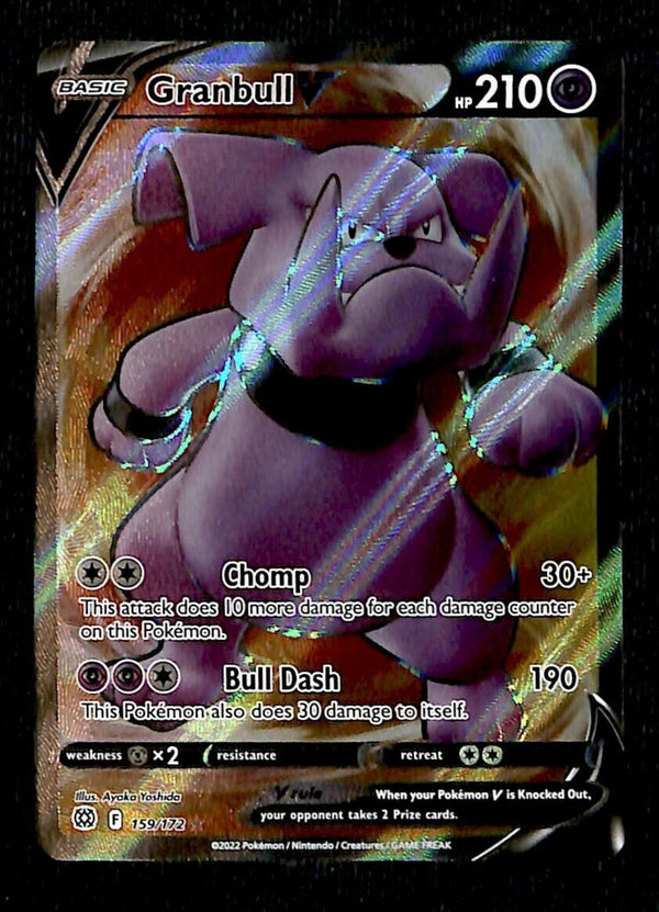 Granbull V Full Art Brilliant Stars 159/172, NM Pokemon Card