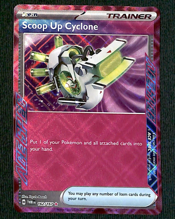 Scoop Up Cyclone Acespec Twilight Masquerade 162/167, NM Pokemon Card