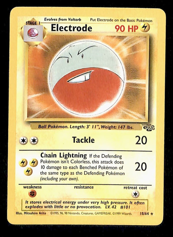 Electrode Jungle LP, 18/64 Pokemon Card