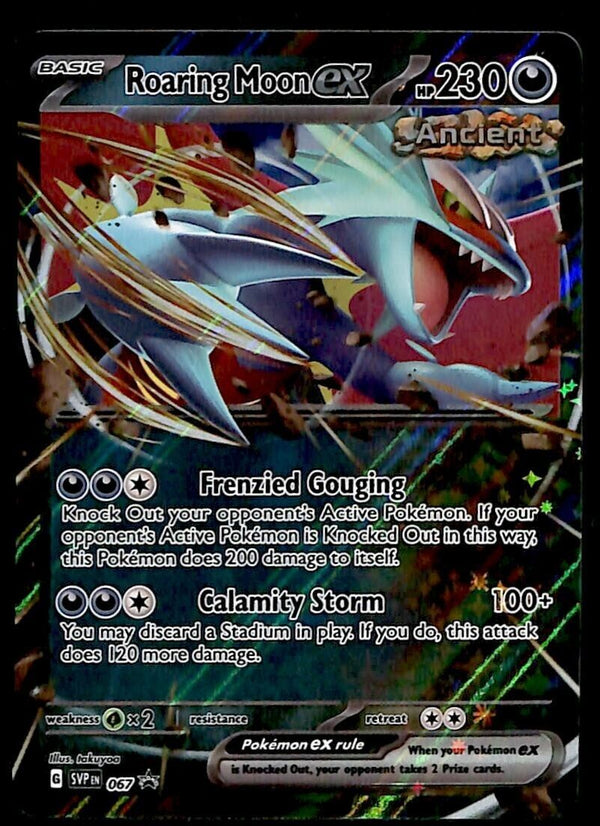Roaring Moon EX Black Star Promo SVP 067, NM Pokemon Card