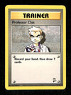 Professor Oak Base Set 2 EX, 124/130 Pokemon Card