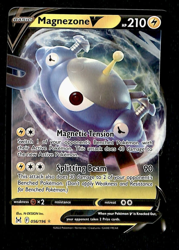 Magnezone V Ultra Rare Lost Origin 056/196, NM Pokemon Card