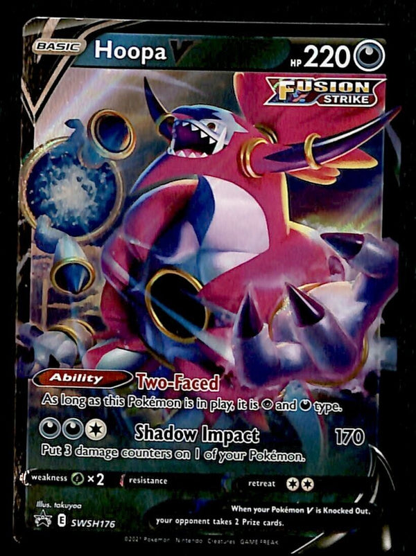 Hoopa V Black Star Promo SWSH 176, NM Pokemon Card