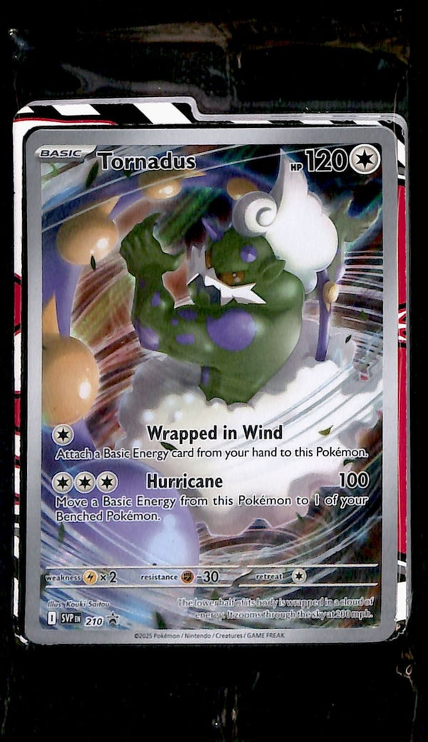 Tornadus Full Art Promo SVP 210, SEALED Pokemon Card