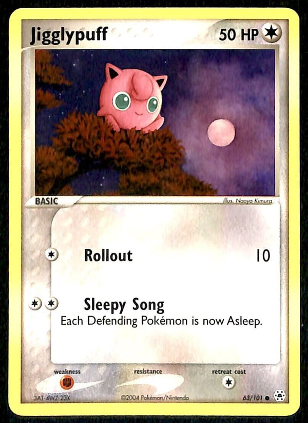 Jigglypuff Hidden Legends NM, 63/101 Pokemon Card