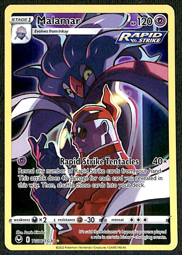 Malamar Trainer Gallery Silver Tempest TG06/TG30, NM Pokemon Card