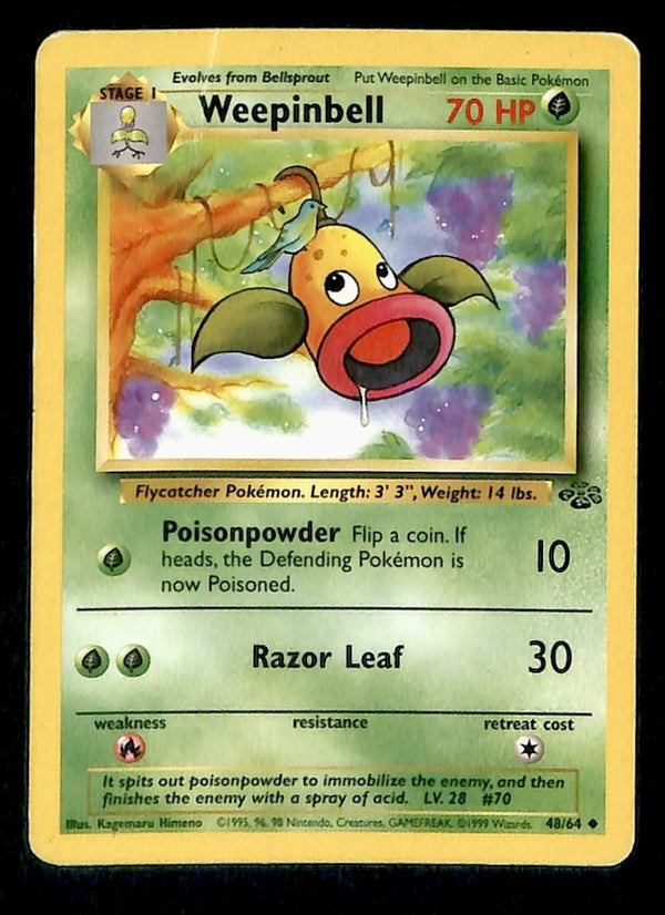 Weepingbell Jungle MP, 48/64 Pokemon Card