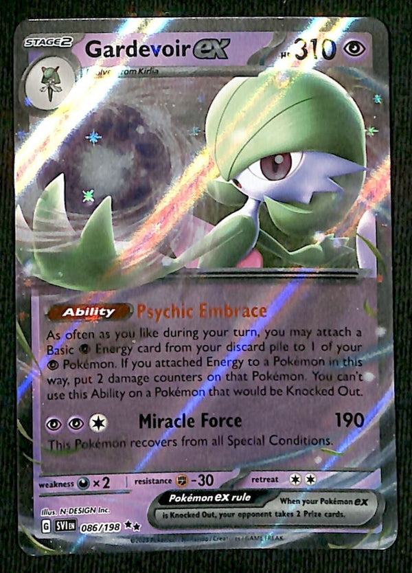 Gardevoir ex Ultra Rare Scarlet & Violet 086/198, NM Pokemon Card