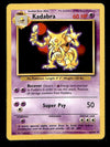 Kadabra Base Set 1999 Unlimited Print LP, 32/102 Pokemon Card.