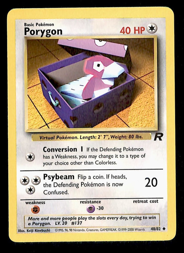 Porygon Team Rocket 48/82, NM Pokemon Card