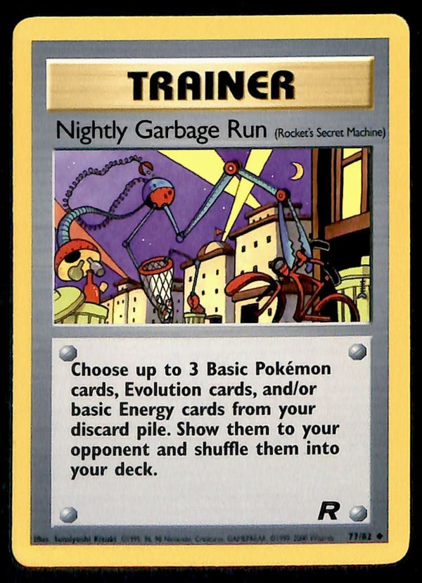 Nightly Garbage Run Team Rocket 77/82, NM Pokemon Card
