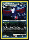 Honchkrow LV.42 Holo Mysterious Treasures LP, 10/123 Pokemon Card.