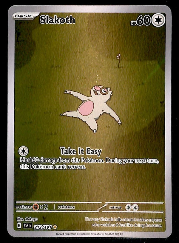 slakoth pokemon card Altered Art Weakness Fighting 2 Slakoth | Evolving Skies |