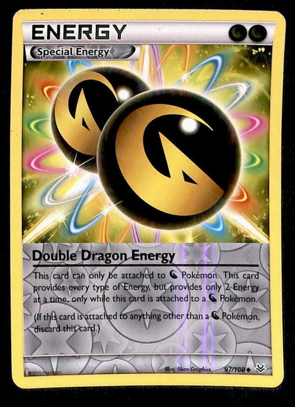 Double Dragon Energy Roaring Skies Reverse Holo 97/108, EX Pokemon Card