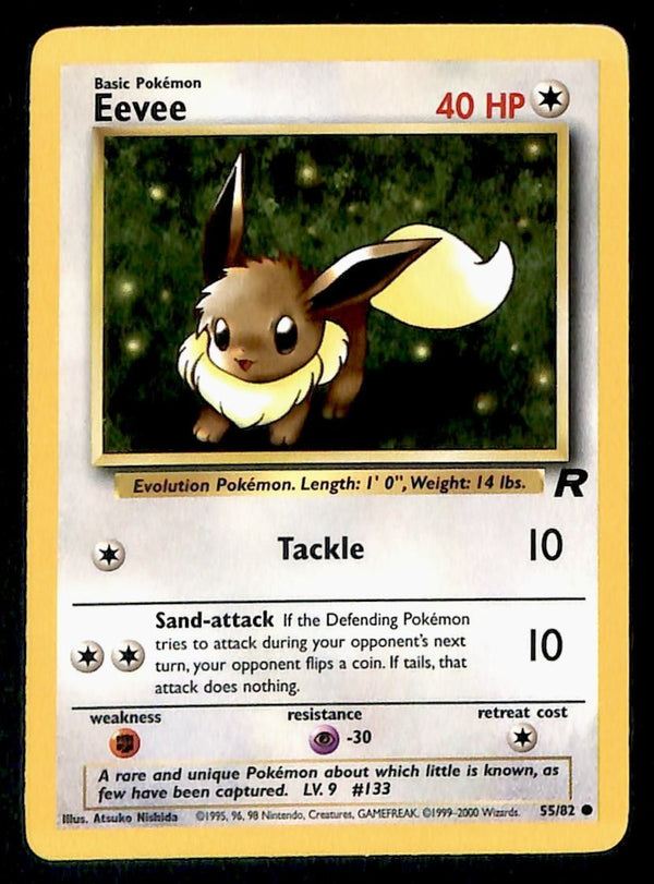 Eevee Team Rocket 55/82, NM Pokemon Card