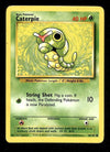 Caterpie Base Set 1999 Unlimited Print EX 45/102 Pokemon Card.