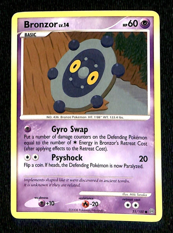 Bronzor Stormfront NM, 55/100 Pokemon Card