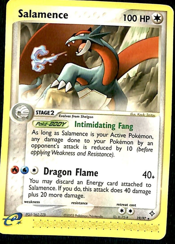 Salamence EX Dragon NM, 19/97 Pokemon Card