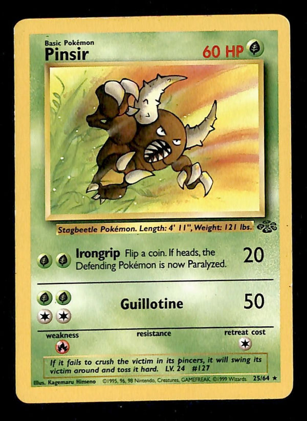Pinsir Jungle MP, 25/64 Pokemon Card