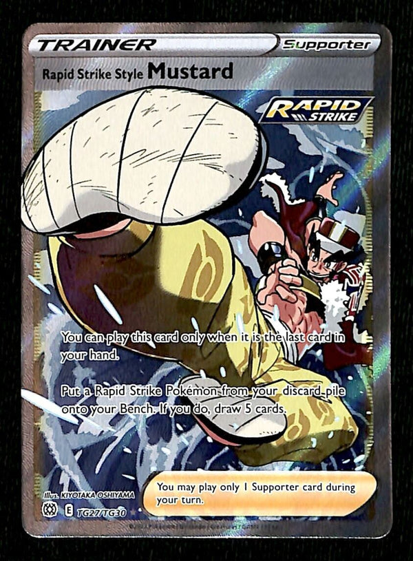 Mustard Trainer Gallery Brilliant Stars TG27/TG30, NM Pokemon Card