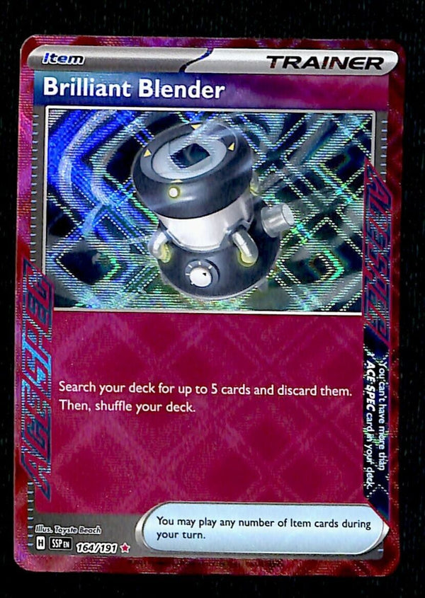 Brilliant Blender Ace Spec Surging Sparks 164/191, NM Pokemon Card