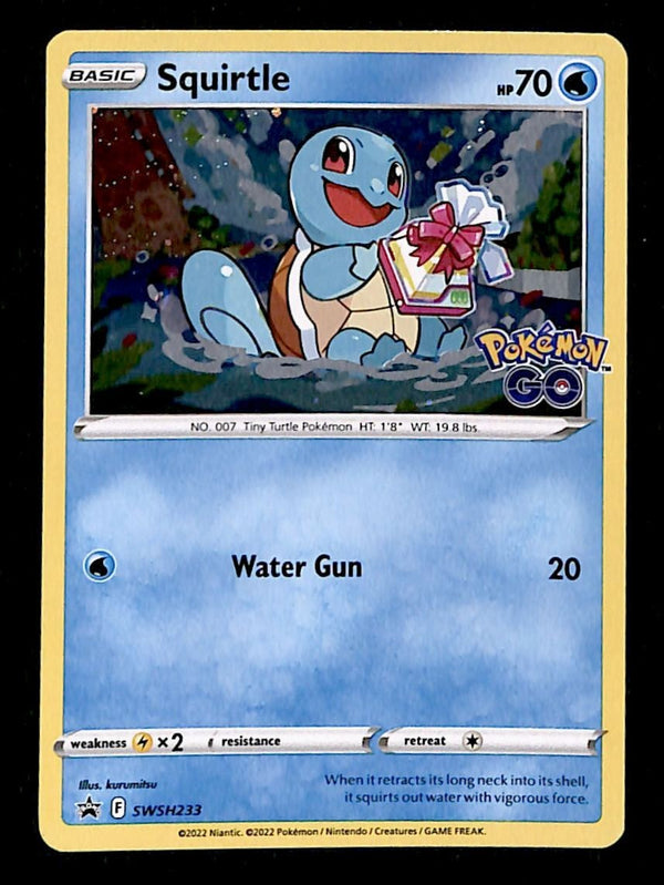 Squirtle Holo Promo SWSH233, NM PokemonCard