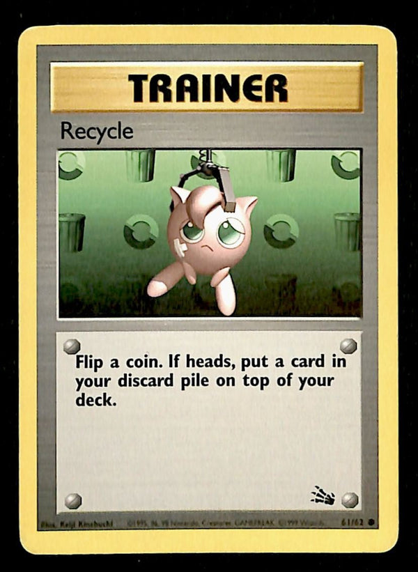 Recycle Fossil LP, 61/62 Pokemon Card