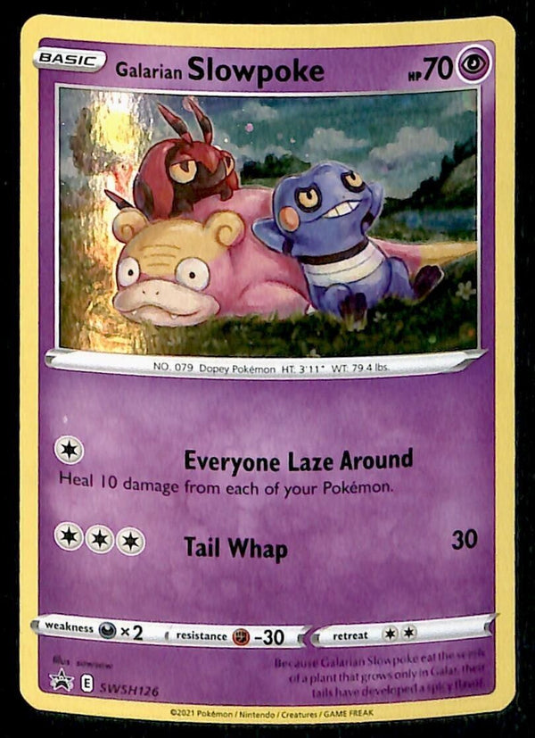 Slowpoke Holo Black Star Promo SWSH 126, NM Pokemon Card