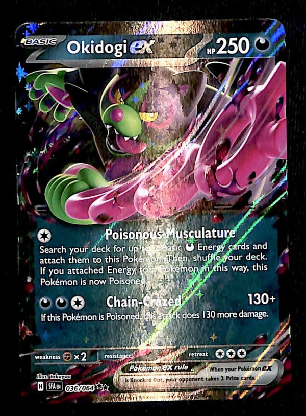 Okidogi EX Ultra Rare Shrouded Fable 036/064, NM Pokemon Card