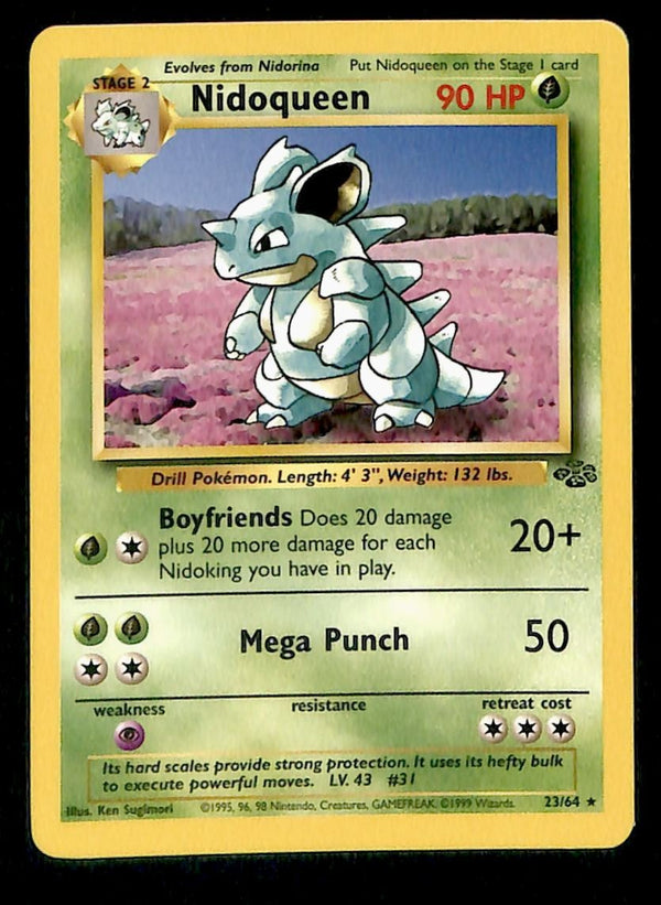 Nidoqueen Jungle NM, 23/64 Pokemon Card