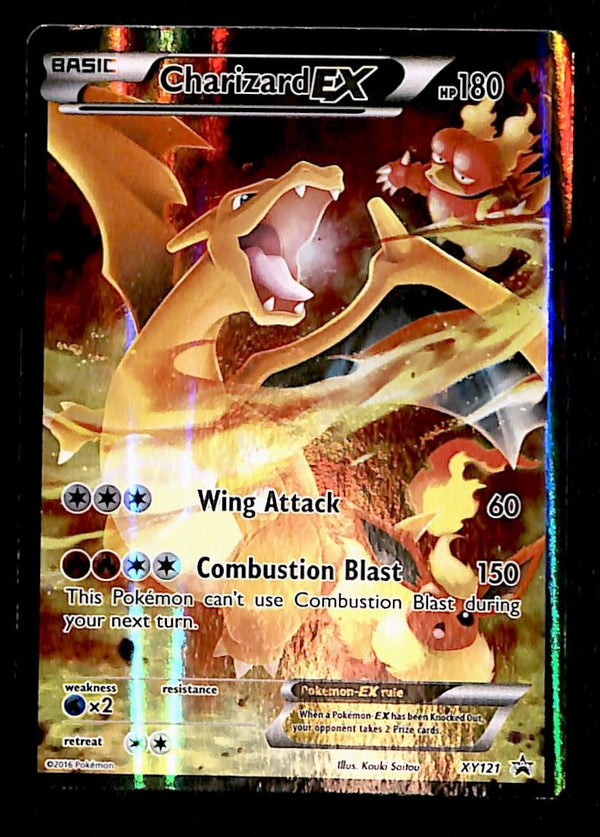 Charizard EX Black Star Promo XY121, Pokemon Card, VG