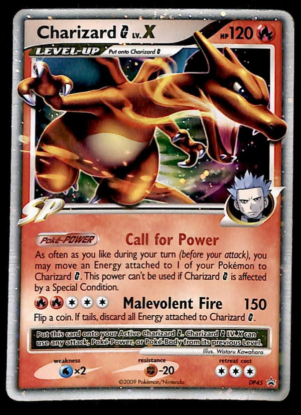Charizard LV.X Black Star Promo DP45, HP Pokemon Card