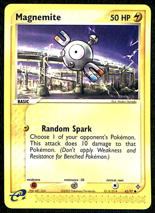 Magnemite EX Dragon NM, 62/97 Pokemon Card