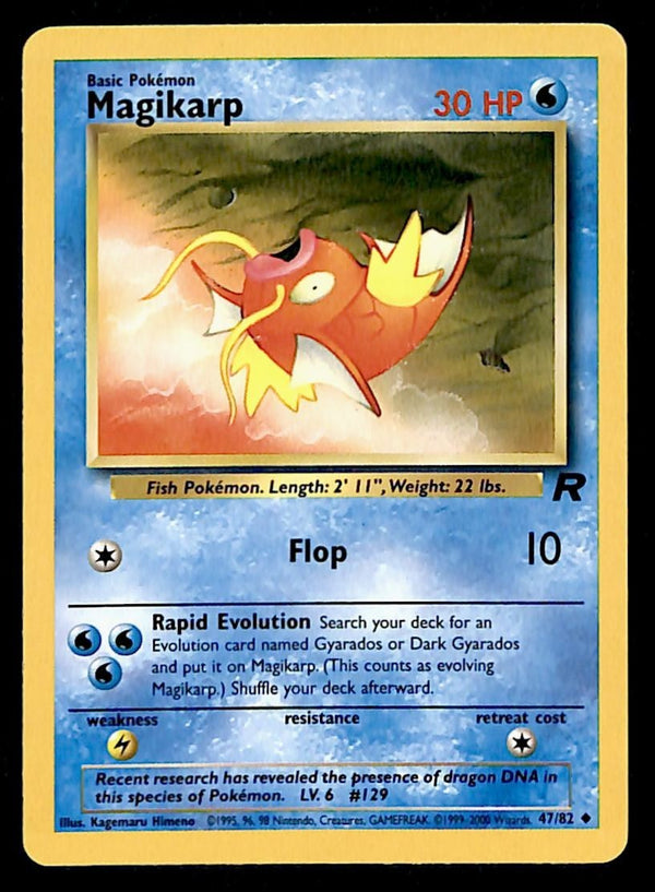 Magikarp Team Rocket 47/82, NM Pokemon Card