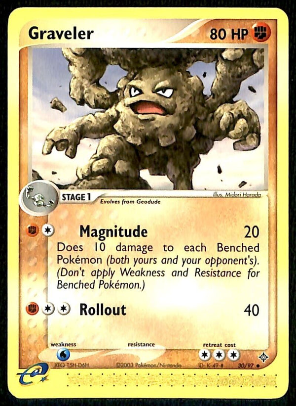 Graveler EX Dragon NM, 30/97 Pokemon Card