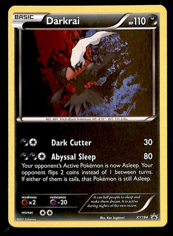 Darkrai Holo Black Star Promo XY194, EX Pokemon Card