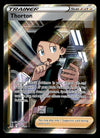 Thorton Full Art Trainer Lost Origin 195/196, EX Pokemon Card