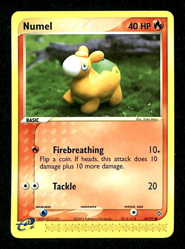 Numel EX Dragon NM, 69/97 Pokemon Card