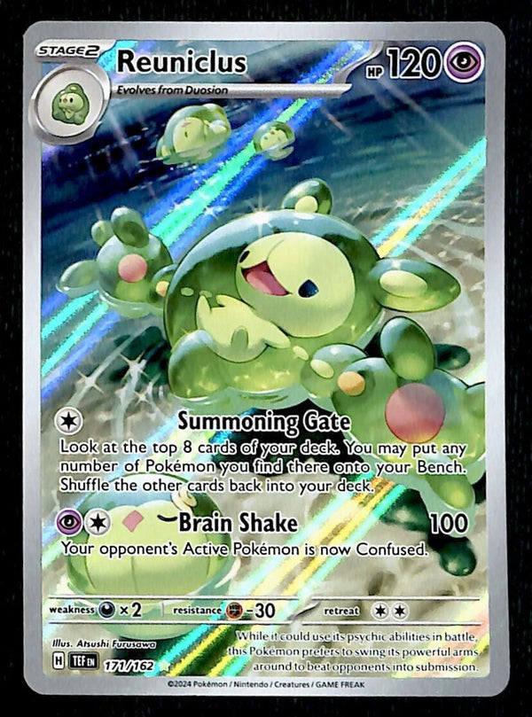 Reuniclus Illustration Rare Temporal Forces 171/162, NM Pokemon Card