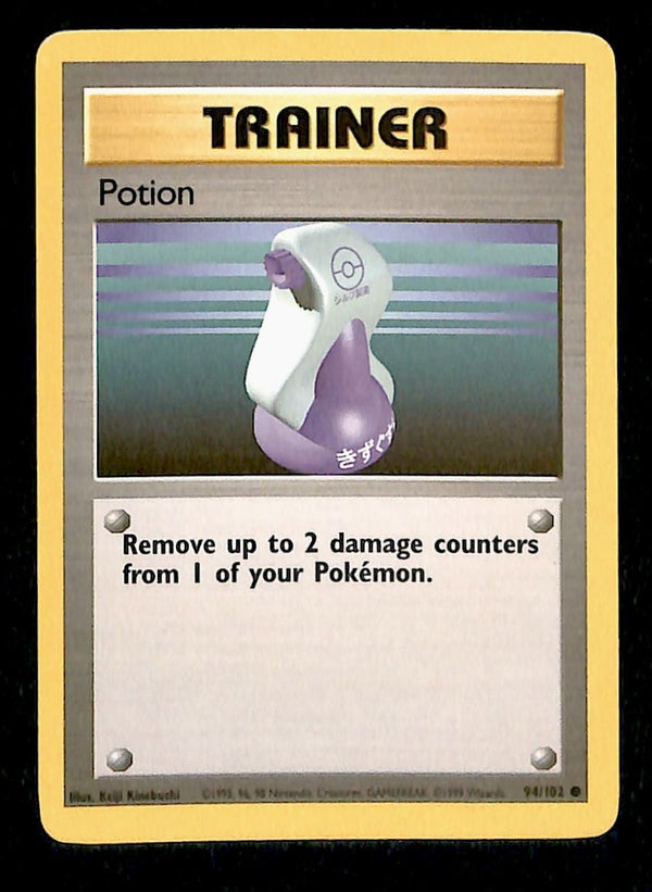 Potion Base Set 1999 Unlimited Print NM, 94/102 Pokemon Card.